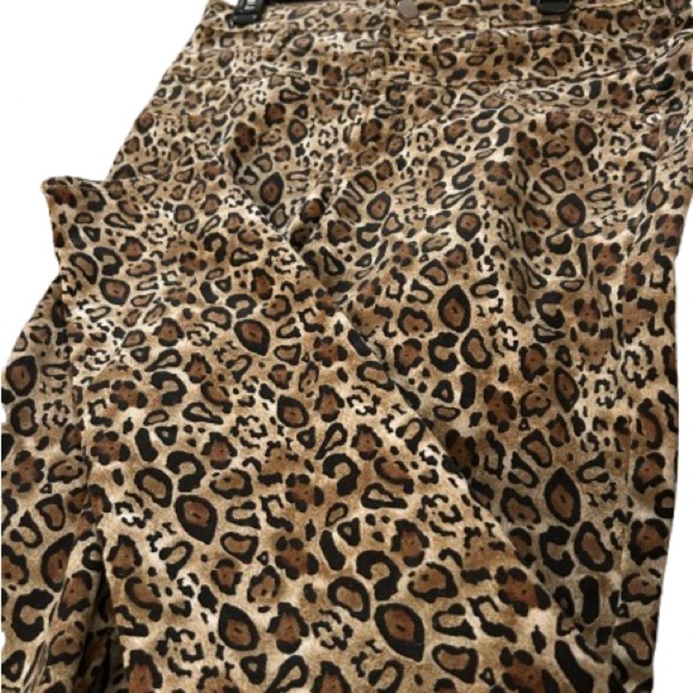 NOBO Leopard Print Mid-Rise Skinny Pants